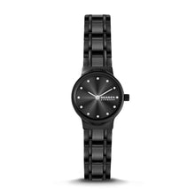 Load image into Gallery viewer, Skagen Freja Lille Two-Hand Midnight Stainless Steel and Ceramic Watch SKW3011
