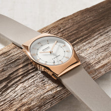Load image into Gallery viewer, Skagen Grenen Lille Solar-Powered Greystone Leather Watch SKW3079
