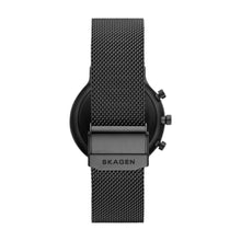 Load image into Gallery viewer, Skagen Ancher Chronograph Midnight Stainless Steel Mesh Watch SKW6762
