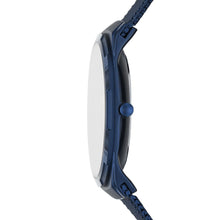 Load image into Gallery viewer, Skagen Melbye Three-Hand Day-Date Ocean Blue Stainless Steel Mesh Watch SKW6788
