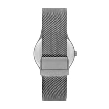 Load image into Gallery viewer, Skagen Skagen Sol Solar-Powered Charcoal Stainless Steel Mesh Watch SKW6792
