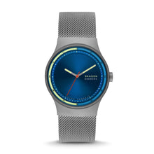 Load image into Gallery viewer, Skagen Skagen Sol Solar-Powered Charcoal Stainless Steel Mesh Watch SKW6792
