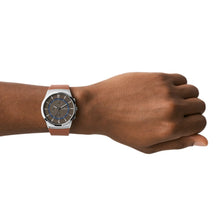 Load image into Gallery viewer, Skagen Melbye Chronograph Three-Hand Medium Brown Leather Watch SKW6805
