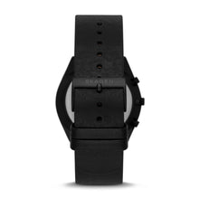 Load image into Gallery viewer, Skagen Grenen Chronograph Midnight Leather Watch SKW6843
