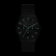 Load image into Gallery viewer, Skagen Grenen Chronograph Midnight Leather Watch SKW6843
