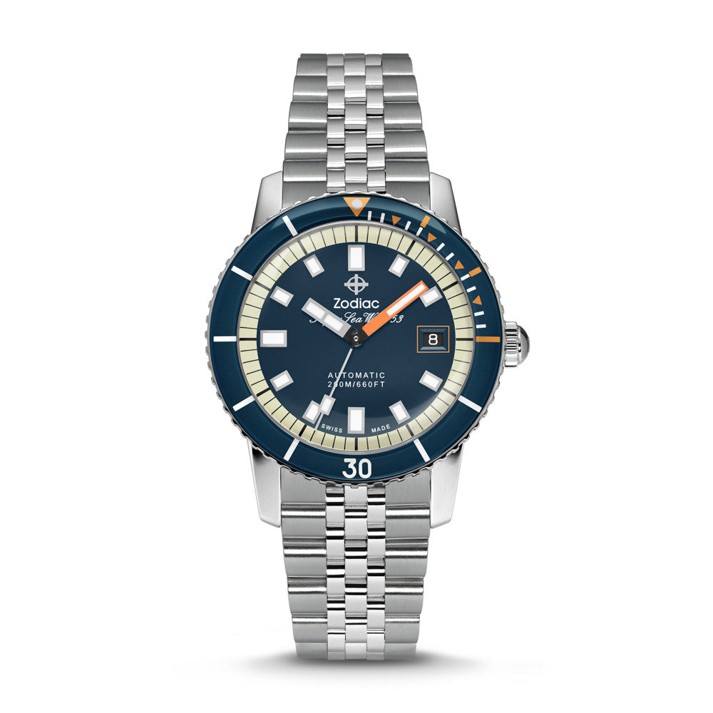 Zodiac Super Sea Wolf Automatic Stainless Steel Watch ZO9266